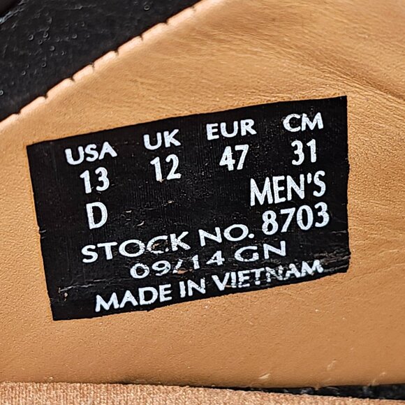 Red Wing 8703 Black Leather Soft Toe Oxford Work Casual Shoes Men's Size 13D EUC - Picture 15 of 15